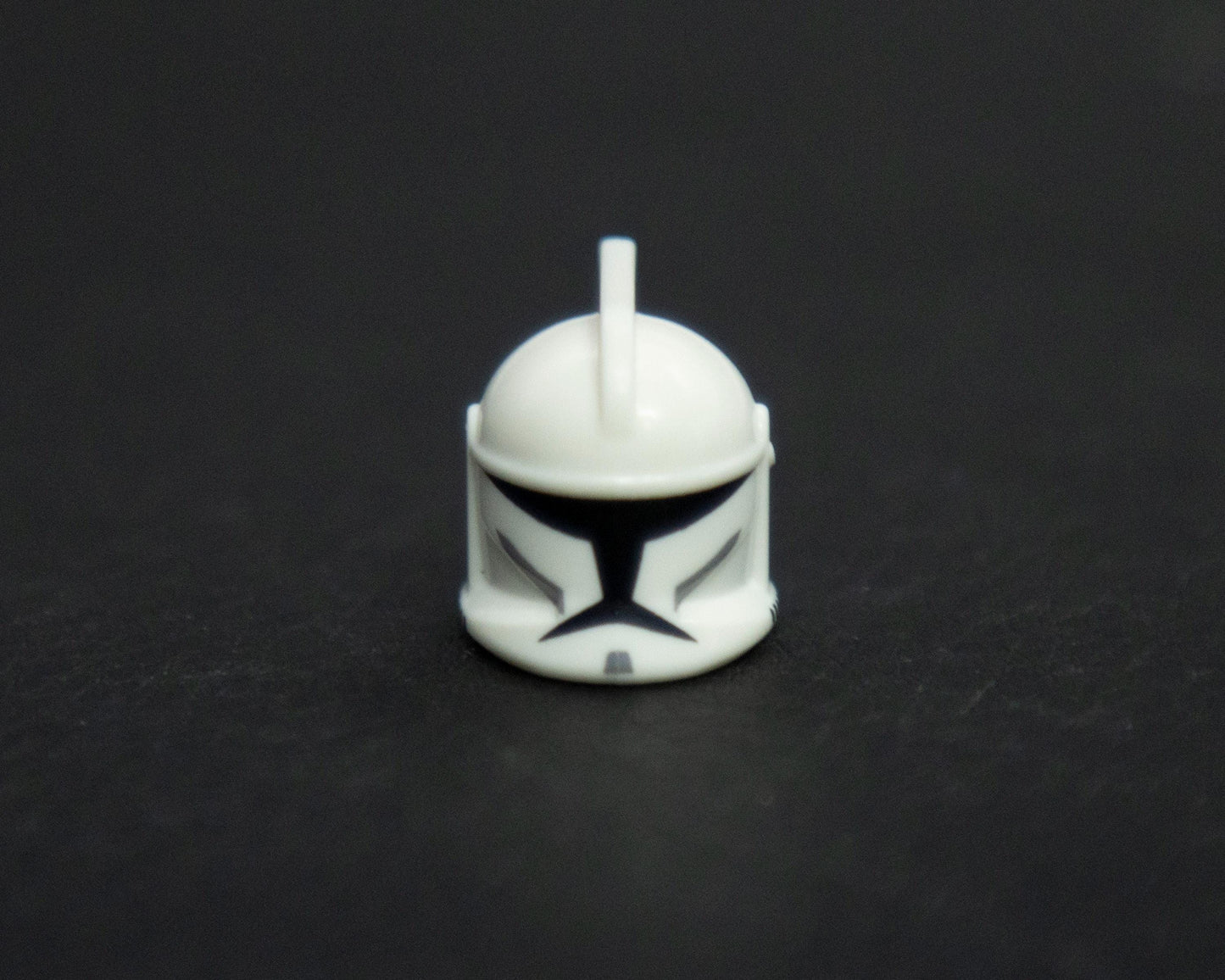 AP1 Clone Trooper Helmet - Animated Phase 1 Helmet - Star Wars - White Plain Clone - Attack of the Clones - Republic Customs
