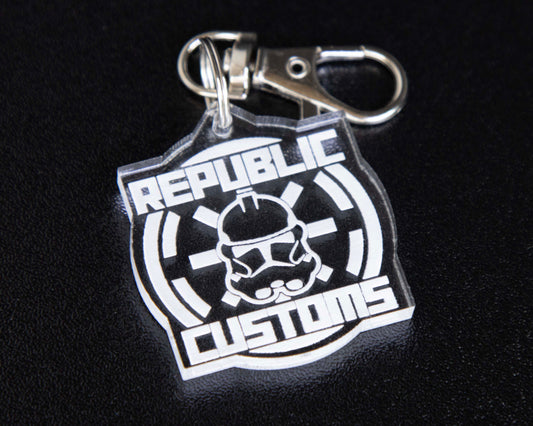 Republic Customs Keychain - TrickedOutBricks