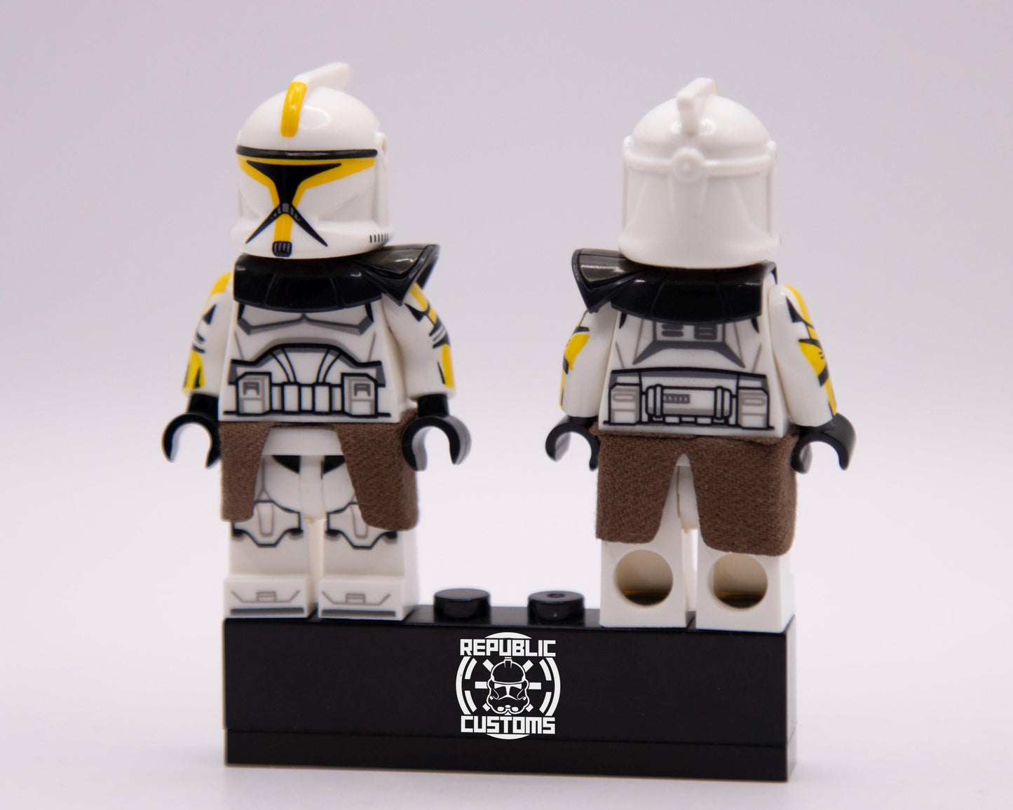 Phase 1 327th Clone Trooper Custom Figure - 2020 Style - Star Wars - 327th Star Corps - Felucia - Yellow Clone - Republic Customs