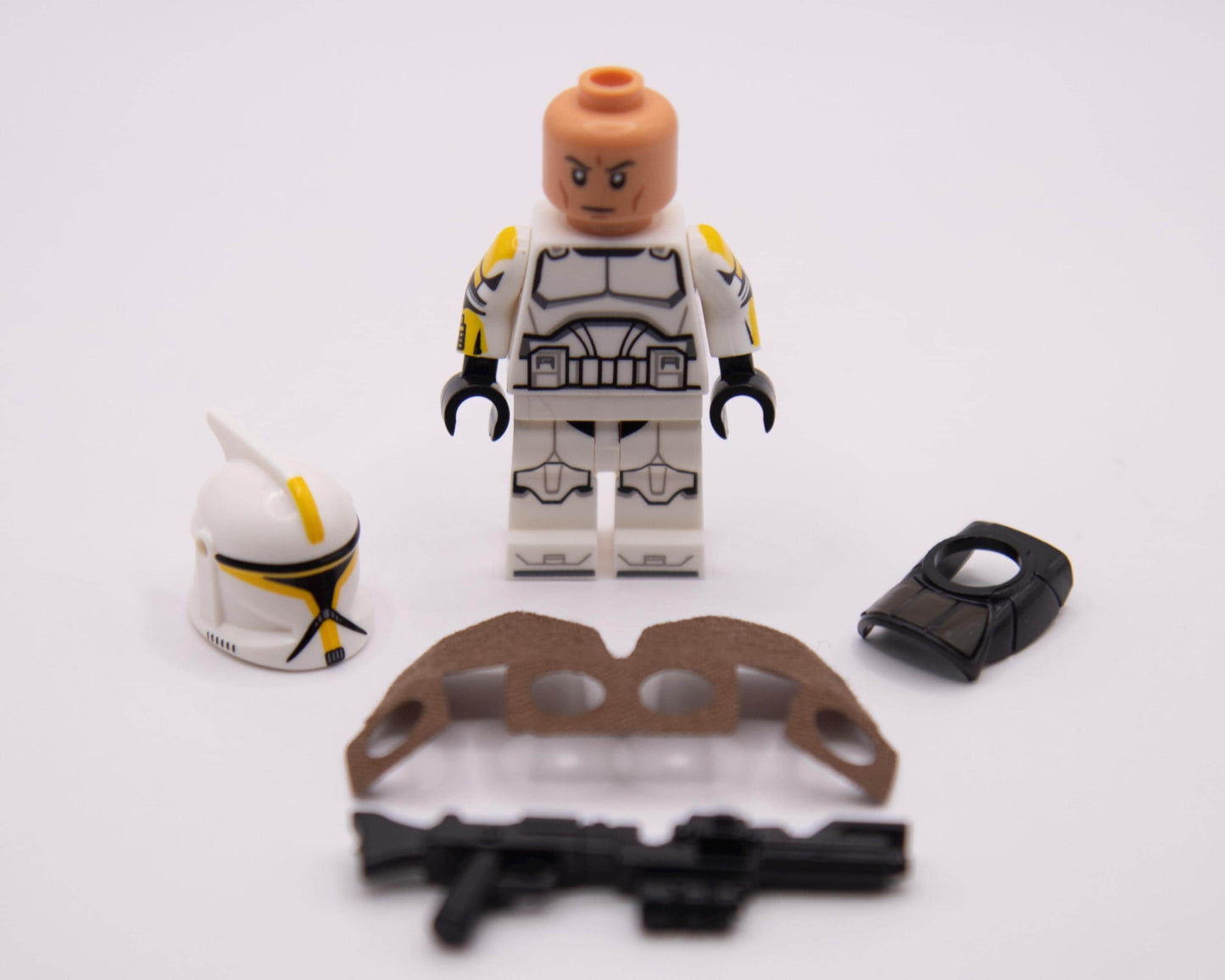 Phase 1 327th Clone Trooper Custom Figure - 2020 Style - Star Wars - 327th Star Corps - Felucia - Yellow Clone - Republic Customs